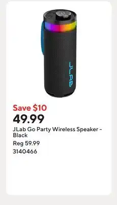 Staples JLab Go Party Wireless Speaker - Black offer
