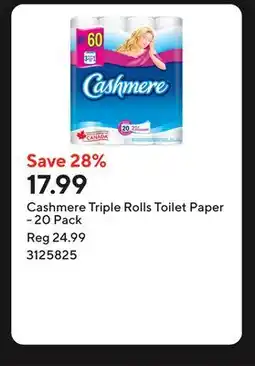 Staples Cashmere Triple Rolls Toilet Paper offer
