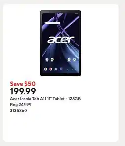 Staples Acer Iconia Tab A11 11 Tablet - 128GB offer
