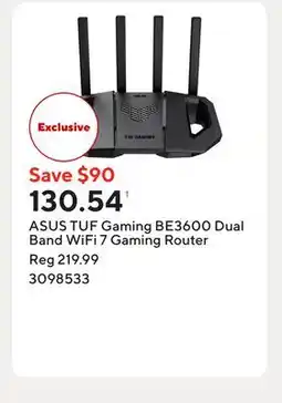 Staples ASUS TUF Gaming BE3600 Dual Band WiFi 7 Gaming Router offer