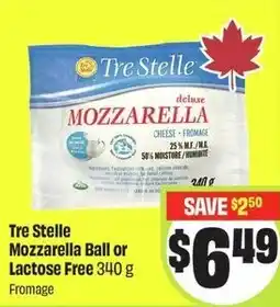 FreshCo Tre Stelle Mozzarella Ball or Lactose Free offer