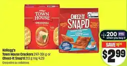 FreshCo Kellogg's town house crackers or cheez-it snap'd offer