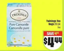 FreshCo Twinings Tea Bags offer