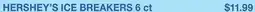 Wholesale Club HERSHEY'S ICE BREAKERS, 6 ct offer