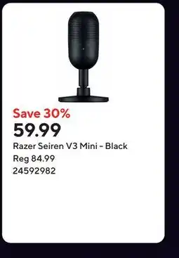 Staples Razer Seiren V3 Mini - Black offer