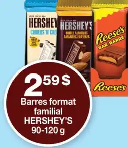 Wholesale Club BARRES FORMAT FAMILIAL HERSHEY'S offer