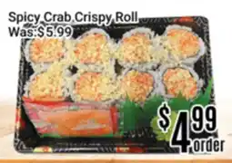 Nations Fresh Foods Spicy Crab Crispy Roll offer