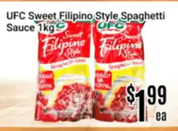 Nations Fresh Foods UFC Sweet Filipino Style Spaghetti Sauce offer