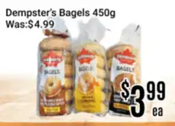 Nations Fresh Foods Dempster's Bagels offer