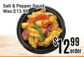 Nations Fresh Foods Salt & Pepper Squid offer
