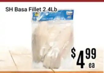 Nations Fresh Foods SH Basa Fillet 2.4Lb offer