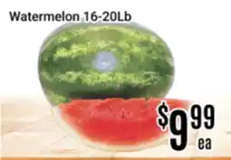 Nations Fresh Foods Watermelon 16-20Lb offer