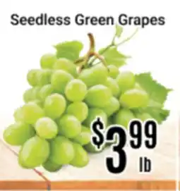 Nations Fresh Foods Seedless Green Grapes offer