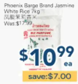 Oceans Fresh Food Market Phoenix Barge Brand Jasmine White Rice offer