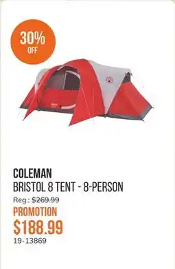 Sail Bristol 8 Tent - 8-Person offer