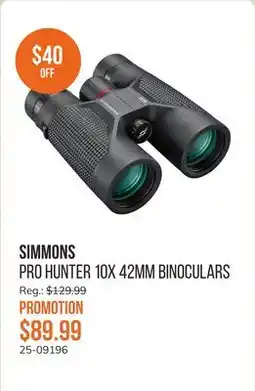 Sail Pro Hunter 10x 42mm Binoculars offer