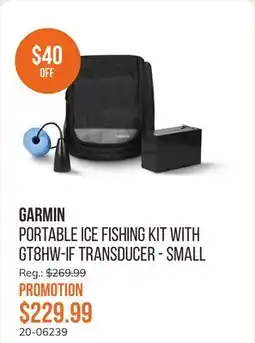 Sail Portable Ice Fishing Kit with GT8HW-IF Transducer - Small offer