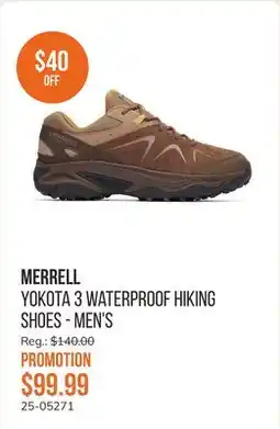 Sail Yokota 3 Waterproof Hiking Shoes - Men's offer