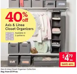 Kitchen Stuff Plus Axis & Linea Closet Organizers offer