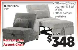 Surplus Furniture Single Grey 4-in-1 Chair offer
