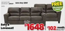 Surplus Furniture Navi Smoke Sofa & Loveseat Set offer