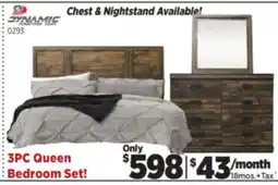 Surplus Furniture Montana 3-Piece Queen Bedroom Set offer