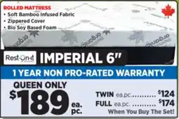 Surplus Furniture Imperial Queen Mattress Set offer