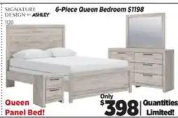 Surplus Furniture Broachmyn Grey Queen Panel Bed offer