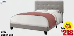 Surplus Furniture Grey Queen Bed Complete offer