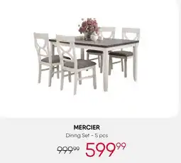 Meubles RD Mercier - Table with 4 chairs offer