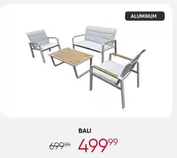 Meubles RD Bali - Outdoor Aluminum Conversation Set with Coffee Table - 4 pcs offer