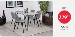 Meubles RD Wilma - Dining Table with 4 Chairs offer