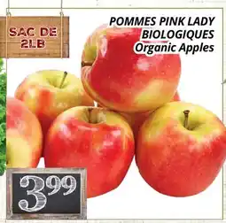 Supermarché PA POMMES PINK LADY BIOLOGIQUES offer