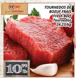 Supermarché PA TOURNEDOS DE BOEUF FRAIS | Fresh Beef Tournedos offer