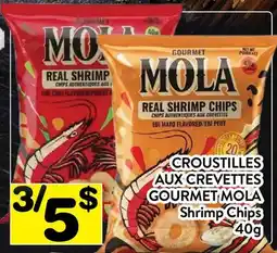 Supermarché PA CROUSTILLES AUX CREVETTES GOURMET MOLA | Shrimp Chips offer