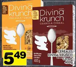 Supermarché PA CÉRÉALES DIVINA KRUNCH | Cereals offer
