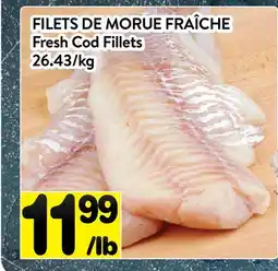 Supermarché PA FILETS DE MORUE FRAÎCHE | Fresh Cod Fillets offer