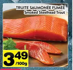 Supermarché PA TRUITE SAUMONÉE FUMÉE | Smoked Steelhead Trout offer