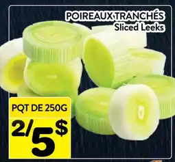 Supermarché PA POIREAUX TRANCHÉS | Sliced Leeks offer