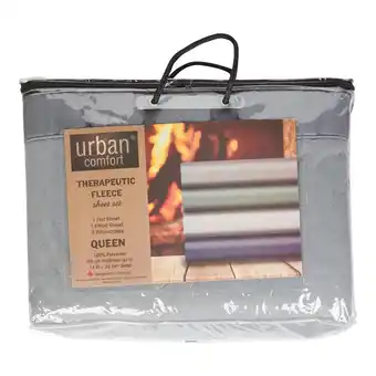 Giant Tiger Urban Comfort Queen Fleece Sheet Set offer