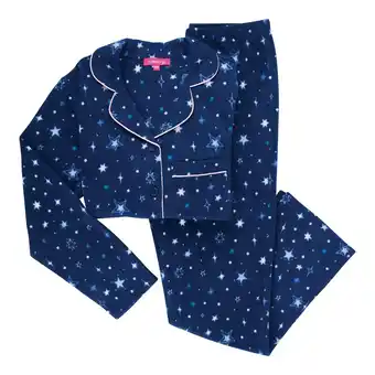 Giant Tiger Carisma Women's Long Sleeve Polar PJ Set with Button-Down Front, 2 Pieces offer
