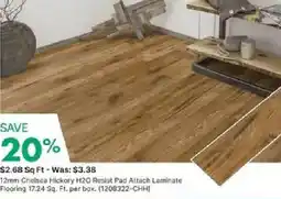 Kent 12mm Chelsea Hickory H20 Resist Pad Attach Laminate flooring offer