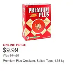 Costco Premium Plus Crackers, Salted Tops offer