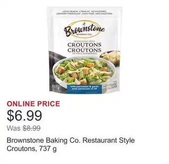 Costco Brownstone Baking Co. Restaurant Style Croutons offer