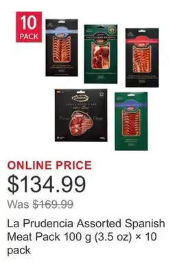 Costco La Prudencia Assorted Spanish Meat Pack 100 g (3.5 oz) × 10 pack offer