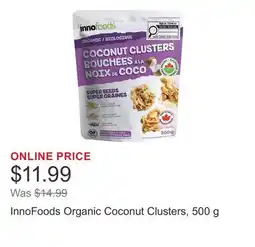 Costco InnoFoods Organic Coconut Clusters offer