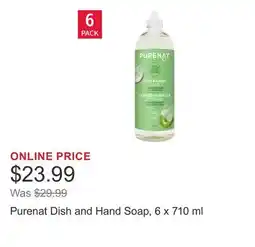 Costco Purenat Dish and Hand Soap offer