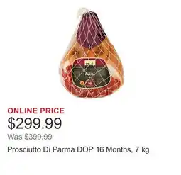 Costco Prosciutto Di Parma DOP 16 Months offer