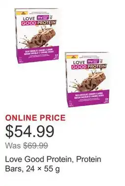 Costco Love Good Protein, Protein Bars, 24 × offer