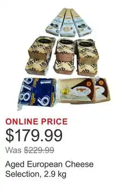 Costco Aged European Cheese Selection offer